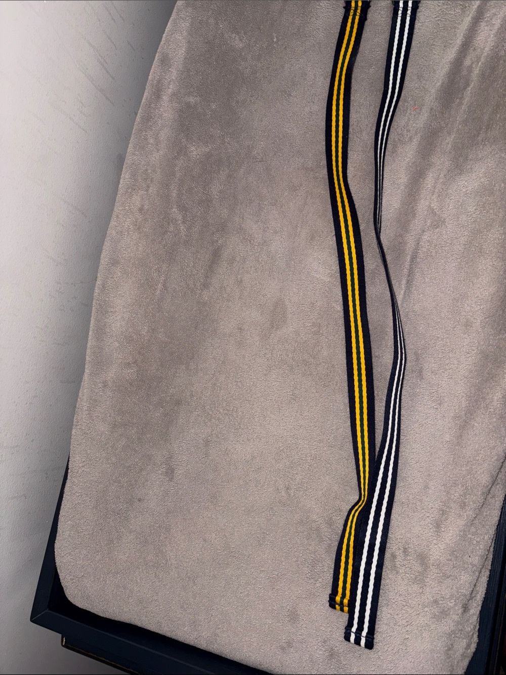 Polo by Ralph Lauren Kids Striped Web Belt in Black and Yellow
